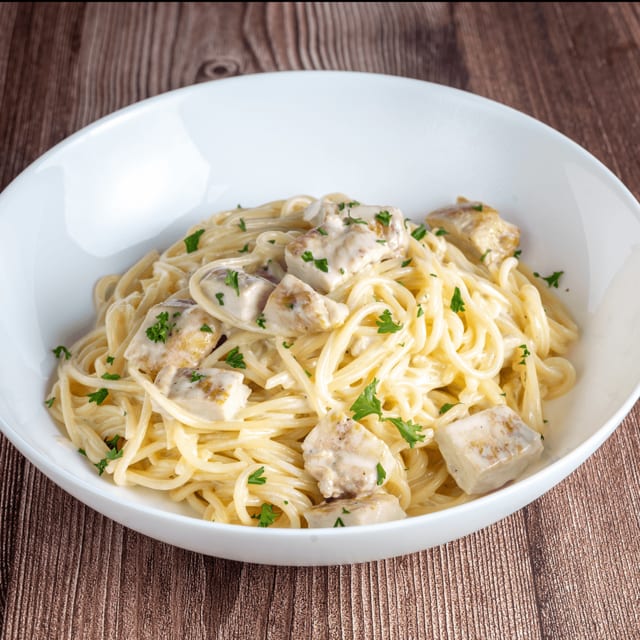 Fettuccine Alfredo.