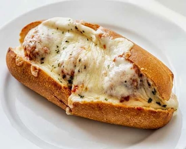 Meatballs Parmigiana Sub.