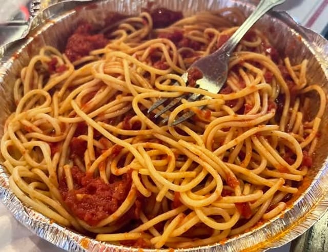 Marinara Sauce Pasta.