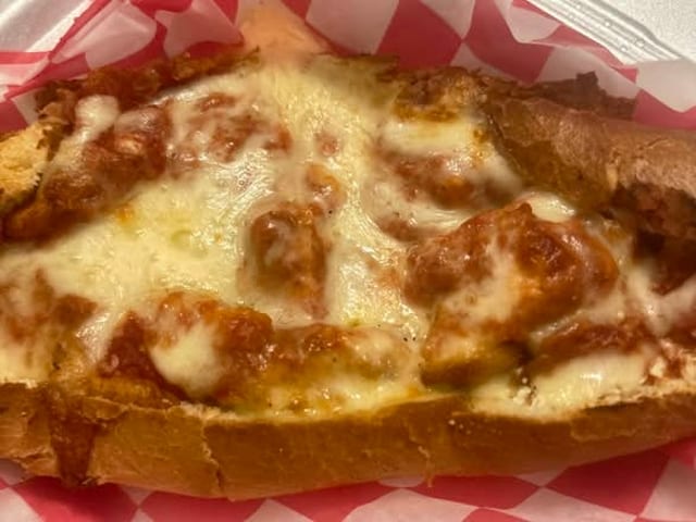 Chicken Parmigiana Sub.